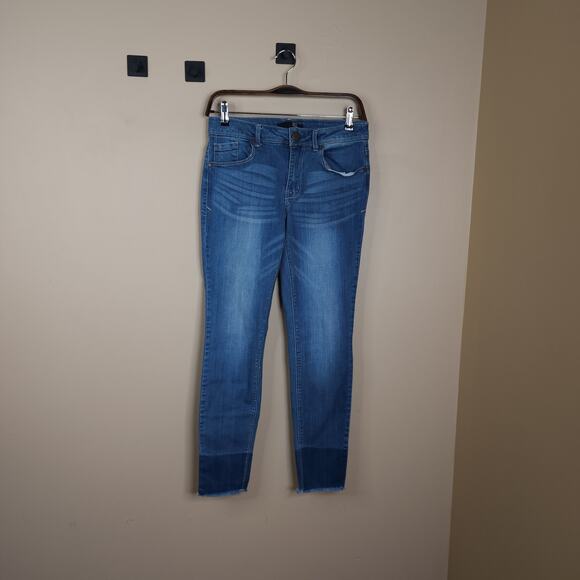 1822 Denim Mid-Rise Skinny Stretch Jeans Size 6 - Picture 1 of 11